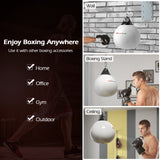 21寸可调节金属链水沙袋-白色 21 Inch Water Punching Bag with Adjustable Metal Chain-White