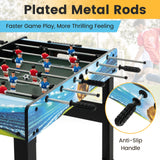 37 英寸迷你足球桌，带记分器和可拆卸桌腿 37 Inch Mini Foosball Table with Score Keeper and Removable Legs