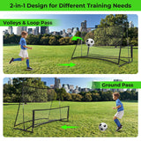 二合一便携式足球篮板网带手提包 2-in-1 Portable Soccer Rebounder Net with Carrying Bag