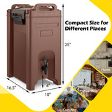 5 加仑保温饮料服务器分配器-咖啡 5 Gallon Insulated Beverage Server Dispenser-Coffee