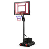 快速调节高度的便携式篮球框，带防碎篮板 Quickly Height Adjustable Portable Basketball Hoop with Shatterproof Backboard