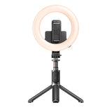 Yesido SF12补光灯蓝牙遥控自拍杆三角架(高42cm) Wireless Ring Light Selfie Stick Tripod