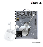 Remax W5极客无线充立体声耳机 白色 CozyBuds W5 Geek TWS BT 5.3 Earbuds