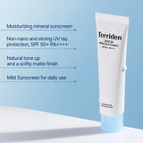 Torriden桃瑞丹 玻尿酸清透物理防晒霜 60ml  Torriden Dive in Low Molecular Mild Sun Cream 60ml