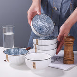 【日式陶瓷】4.5寸青花碗