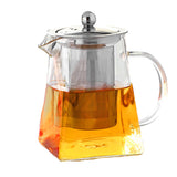 高硼矽不锈钢盖茶壶 Glass Tea Pot w/Infuser 550ml