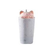 Cute Cat Straw Ceramic Cup 480ml