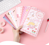 Ins Internet celebrity cartoon creative A5 car line book with a variety of mixed hair