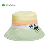 Shukiku 儿童防晒帽 防紫外线 户外沙滩渔夫帽 UV Protection Bucket Hat