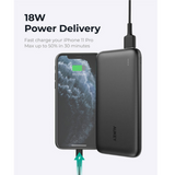 Aukey 10000mAh power bank black