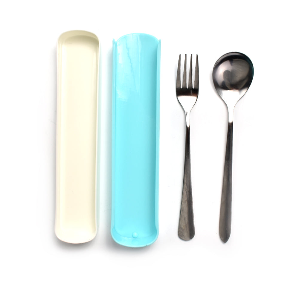 Spoon & Fork Set 便携餐具套装(勺+叉) 外盒多色混发