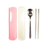 便携餐具套装(勺+筷) 外盒多色混发 Spoon & Chopsticks Set