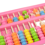 梦幻五色彩珠算盘 13档7珠算盘 学生算盘