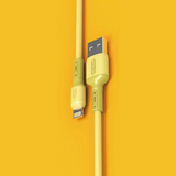 Moxom iP数据线【黄色】 1 米快充 2.4A 数据线 - 兼容 iPhone MX-CB53