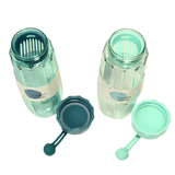 便携运动杯 户外运动水杯 便携健身塑料【两色混发】