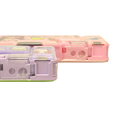 多功能卡通双面双开关男女文具盒儿童幼儿园小学生用塑料磁扣铅笔盒