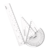 Happy cow ruler four-piece set [multi-color mixed hair]