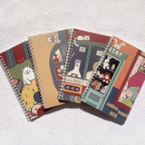 快乐巴士A5记事本 高颜值 笔记本本子 可爱 线圈本子  一件 多款混發