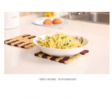 Heat insulation pad square, round mixed hair