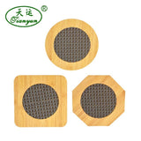 天运 木质餐垫 防滑隔热垫 杯碗垫 正方形/圆形/八边形