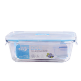 1302 Rectangular Glass Lunch Box 1000ml