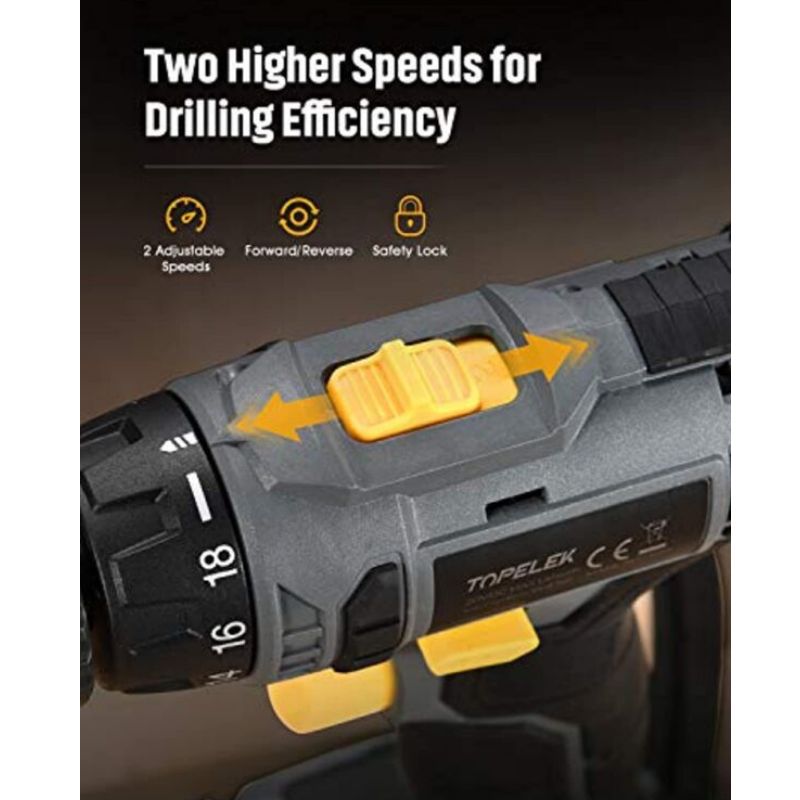 Topelek 20V lithium electric drill DS077A