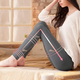 日本Slimwalk压力美腿紧身显瘦塑型裤 L 黑色