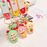 Fruit Sheep Bracelet Keychain Three Colors Mixed