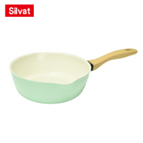 【Made in Korea】SILVAT Saucepan with Lid 20cm (Green, Pink) 