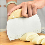 不锈钢面包面团切 带刻度面粉刮板 肠粉 烘焙工具