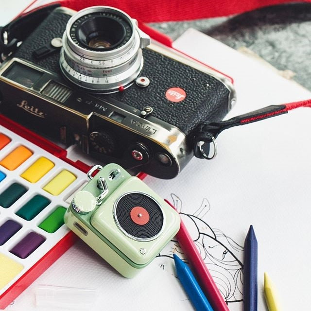 猫王Muzen 迷你复古蓝牙音响 三色可选