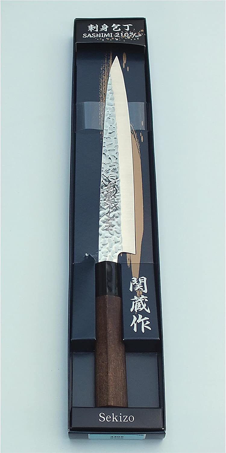 关藏作槌目210mm刺身包丁 木柄刺身刀 Sekizo S/S Sashimi Slicing Knife 13" Made in Japan