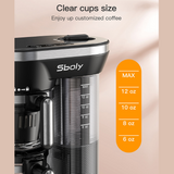 Sboly 2合1即磨咖啡机 SYCM-9008