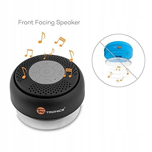 Tt Sk06 Taotronics Bluetooth Speaker Taotronics Rock TaoTronics Bathroom Waterproof Splash Suction Cup Bluetooth