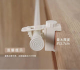 Adjustable rod-shaped hanging clip 2 into rod-shaped hanging clip buckle-type right-angle table can be used as a stable clip