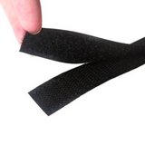 Self-adhesive Velcro Black, White [2 Color Mixed Hair]