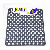 Jiajieli round hole bathroom square non-slip mat shower non-slip with suction cup 