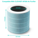 Clevast CL-AP200 空气净化器 True HEPA Filter Air Purifier 24W