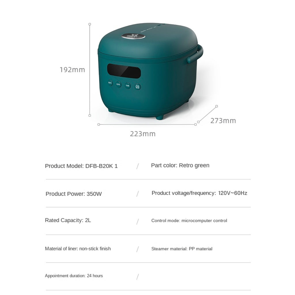 Little raccoon 2L ingenious firewood liner rice cooker mini rice cooke ...