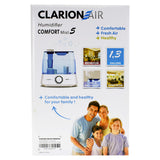 ClarionAir 超声波静音加湿器 大容量 Ultrasonic Cool Mist Humidifier 5L