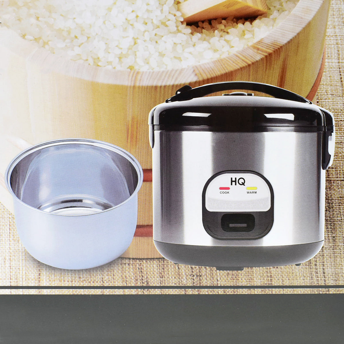 Electric Rice Aroma Cup Stainless Steel Rice Cooker HQ Stainless