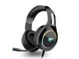 havit海威特 H2232D游戏麦克风有线耳机 LED彩虹灯效 E-Sports Gaming Headphone