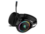 havit海威特 H2232D游戏麦克风有线耳机 LED彩虹灯效 E-Sports Gaming Headphone