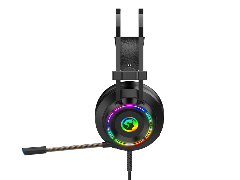 MARVO RGB背光立体声游戏麦克风耳机 USB款 HG9062