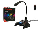 Marvo 7色RGB炫光专业游戏麦克风 USB有线款 MIC01
