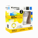 Luminus A19 9W（约等于60W）LED灯泡 3000k色温 Soft White