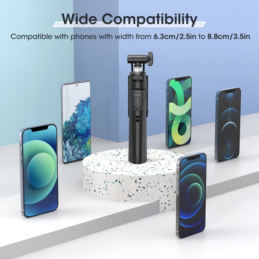 PA231A Selfie Stick with Remote Control Tripod 