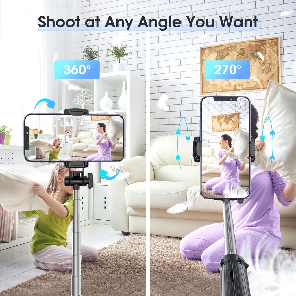 PA231A Selfie Stick with Remote Control Tripod 