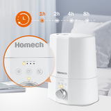 Homech 超声波冷雾定时加湿器 Ultrasonic Cool Mist Humidifier 2.5L