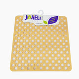 Jiajieli round hole bathroom square non-slip mat shower non-slip with suction cup 